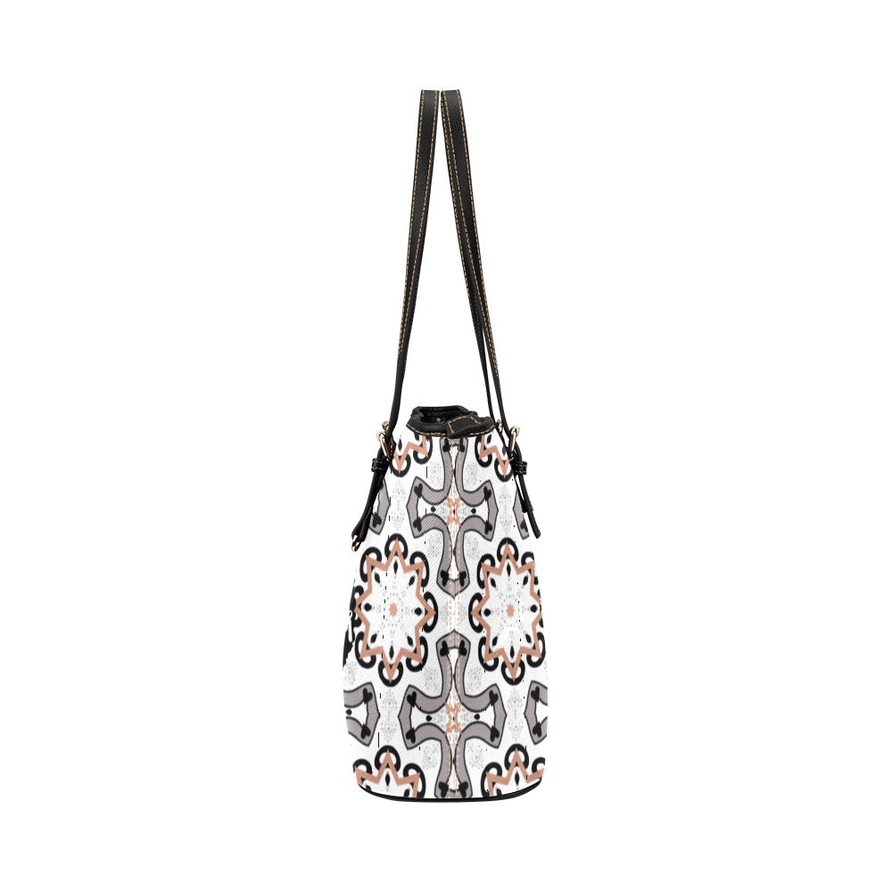 Prayer is my SuperPower Leather Tote Bag/Small