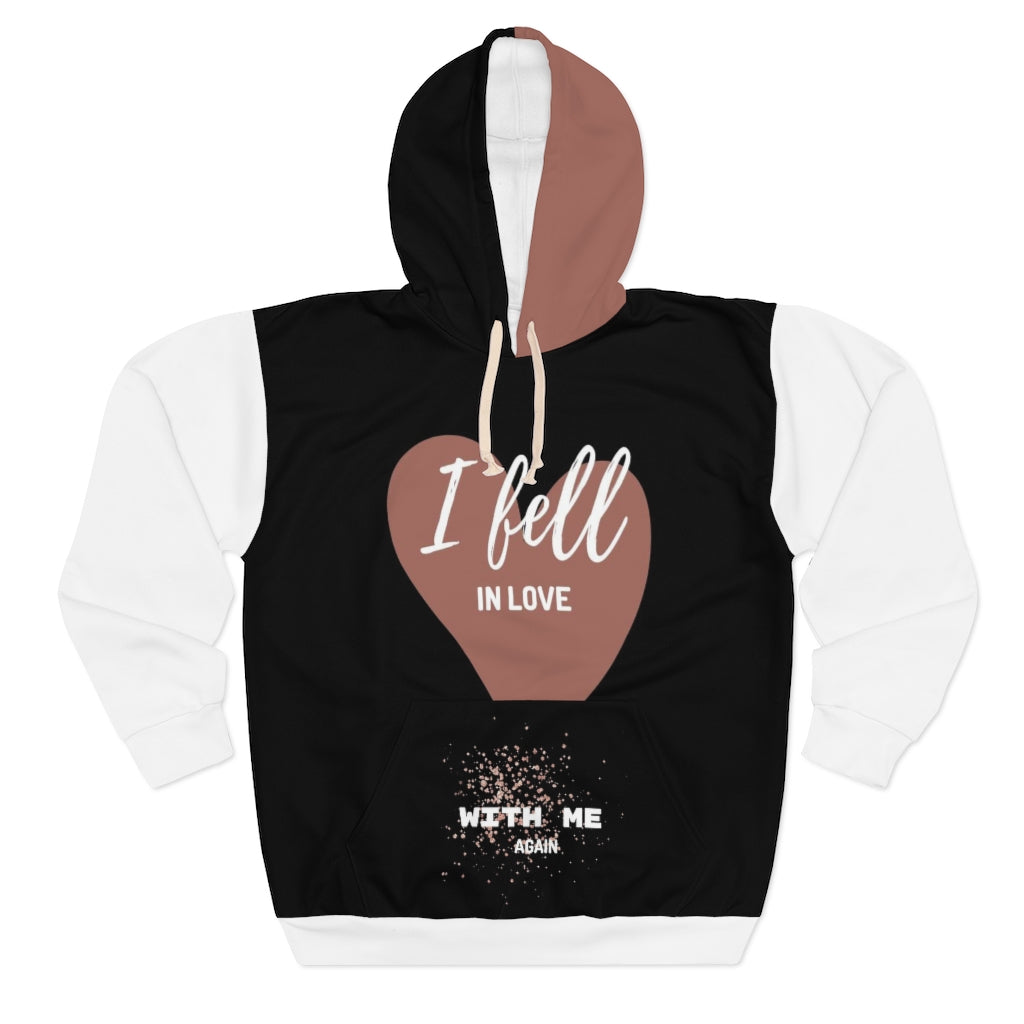 I FELL IN LOVE WITH ME AGAIN Tri-Tone Unisex Pullover Hoodie