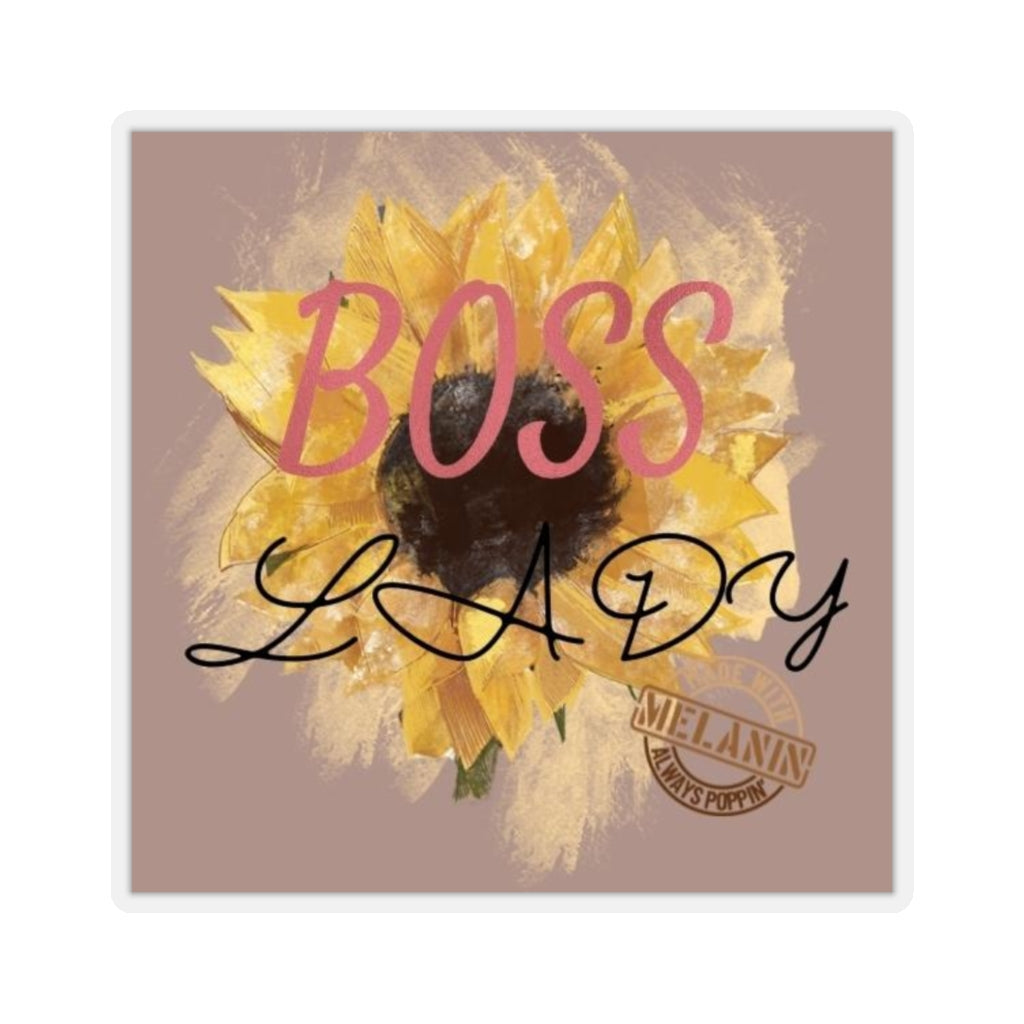 BOSS LADY Kiss-Cut Stickers