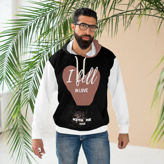 I FELL IN LOVE WITH ME AGAIN Tri-Tone Unisex Pullover Hoodie