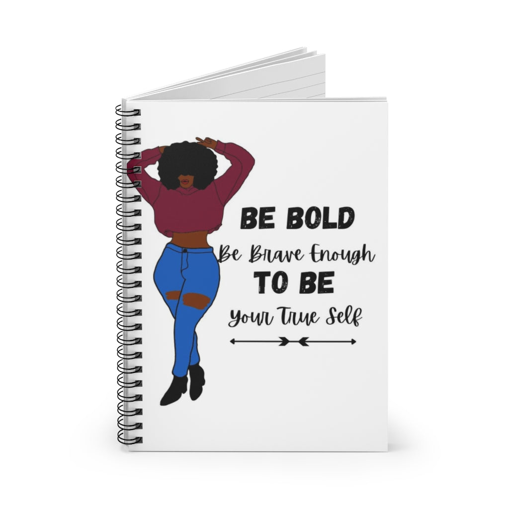 BE BOLD TO BE Set 2 Spiral Notebook - Ruled Line