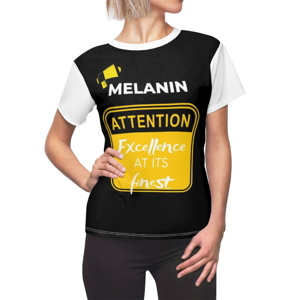 Melanin Attention Yellow Women's Tee