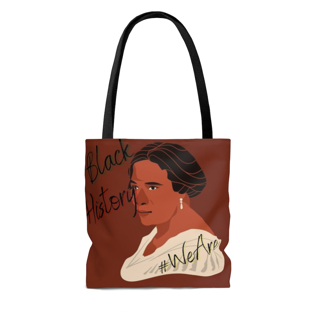 CHOCOLATE #We Are Black History Tote Bag