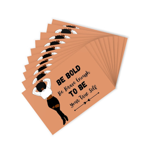 LIGHT BROWN BE BOLD TO BE Set 1 Postcards (10pcs)