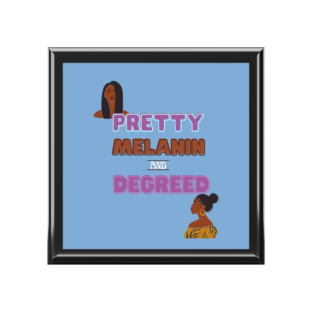 Pretty Melanin and Degreed BLUE Jewelry Box