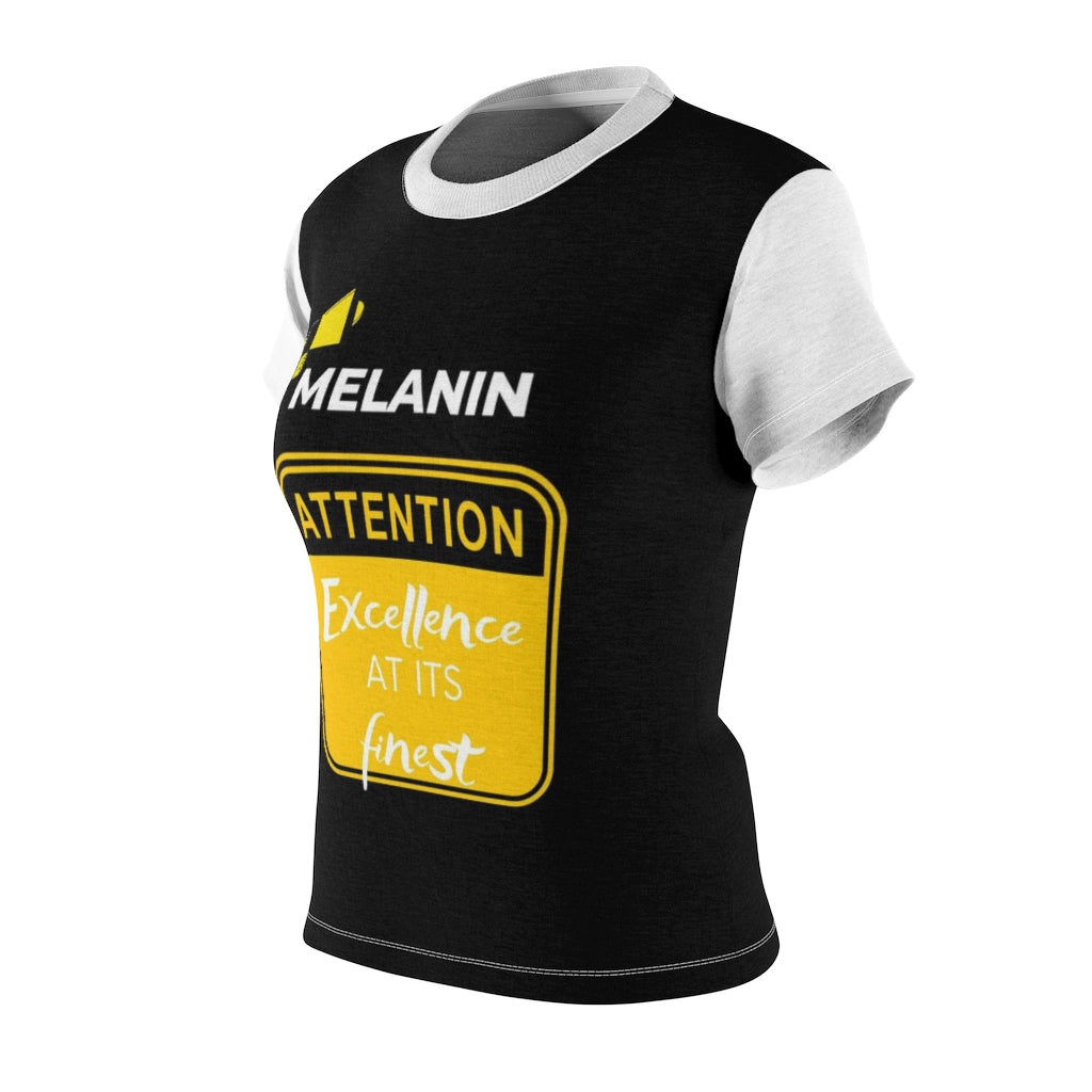 Melanin Attention Yellow Women's Tee