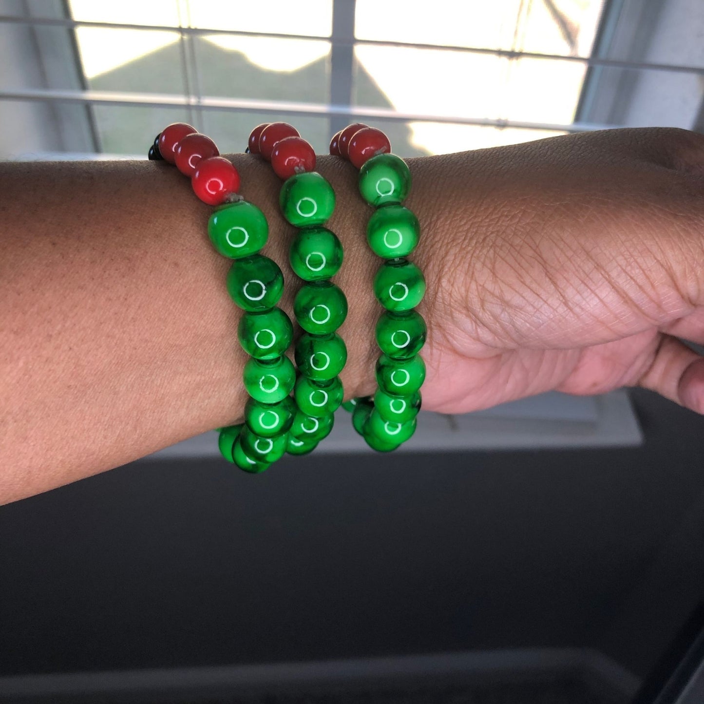 Black History, Juneteenth Inspired Beaded Bracelet