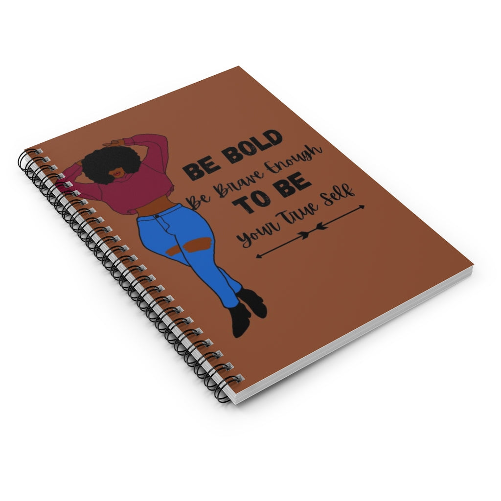 CHOCOLATE BE BOLD TO BE Set 2 Spiral Notebook - Ruled Line