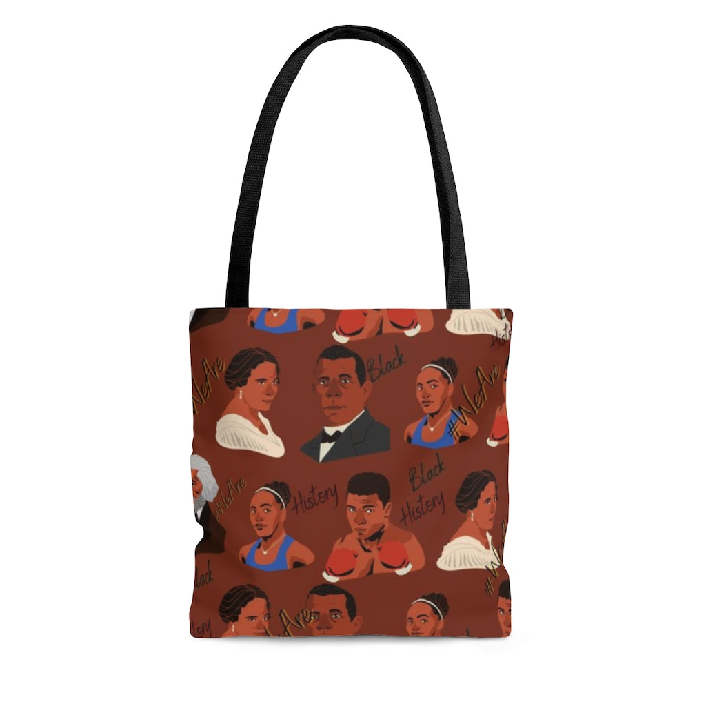 CHOCOLATE #We Are Black History Tote Bag