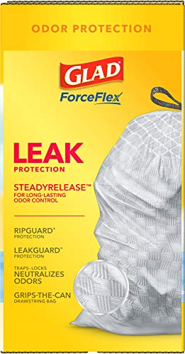 Glad ForceFlex Protection Series Tall Kitchen Trash Bags, 110 Count (Pack of 1) - Package May Vary