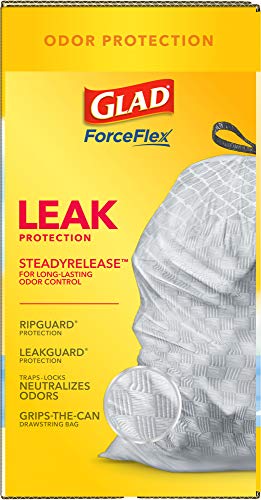 Glad ForceFlex Protection Series Tall Kitchen Trash Bags, 110 Count (Pack of 1) - Package May Vary