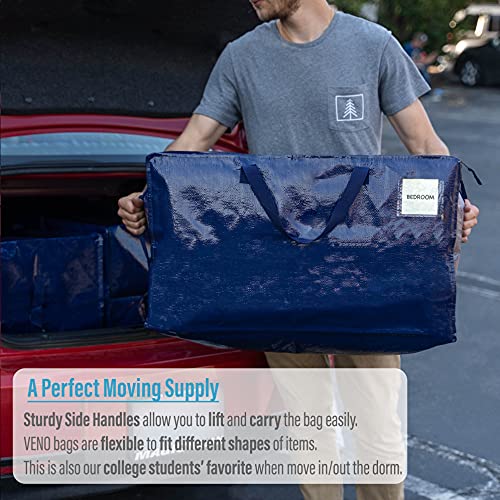Veno Heavy Duty Extra Large Storage Bag Moving Tote Backpack Carrying Handles 