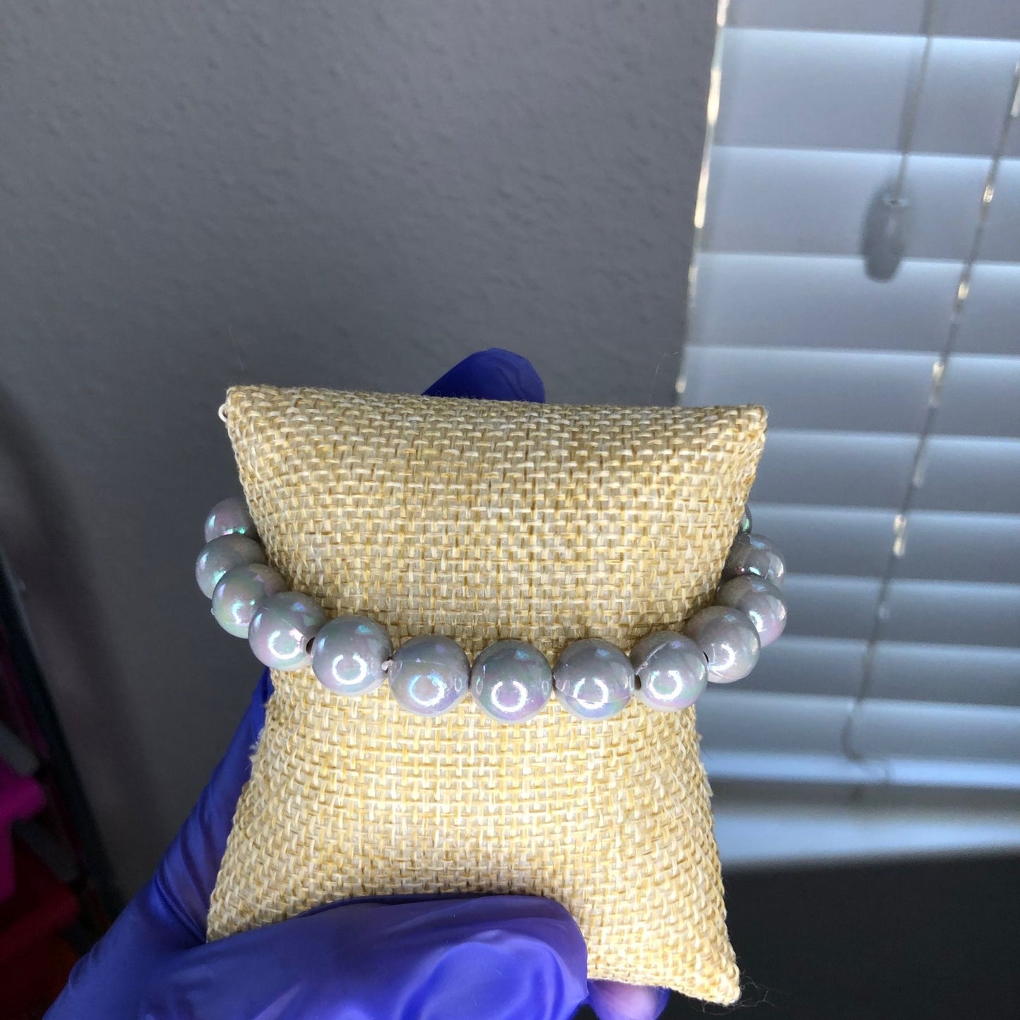 Faux Pearl Stretch Beaded Bracelets