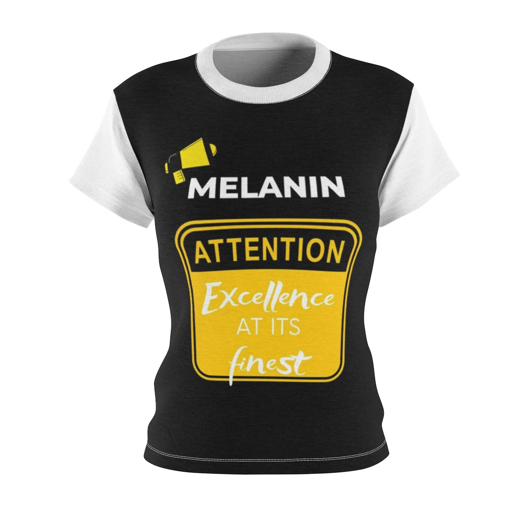 Melanin Attention Yellow Women's Tee