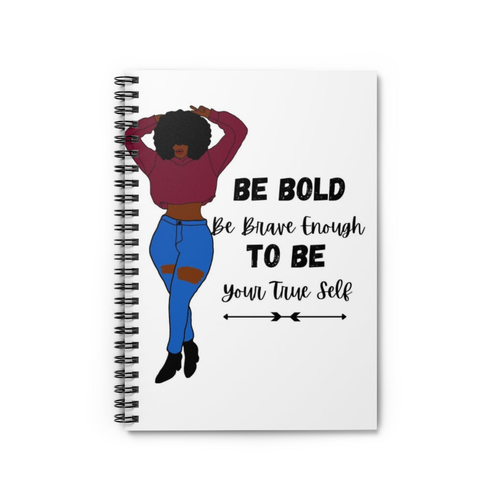 BE BOLD TO BE Set 2 Spiral Notebook - Ruled Line