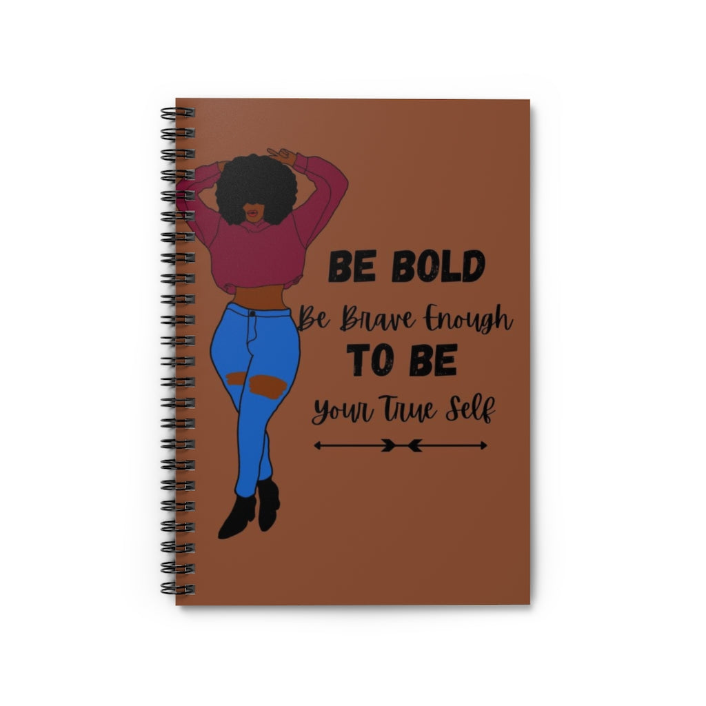 CHOCOLATE BE BOLD TO BE Set 2 Spiral Notebook - Ruled Line