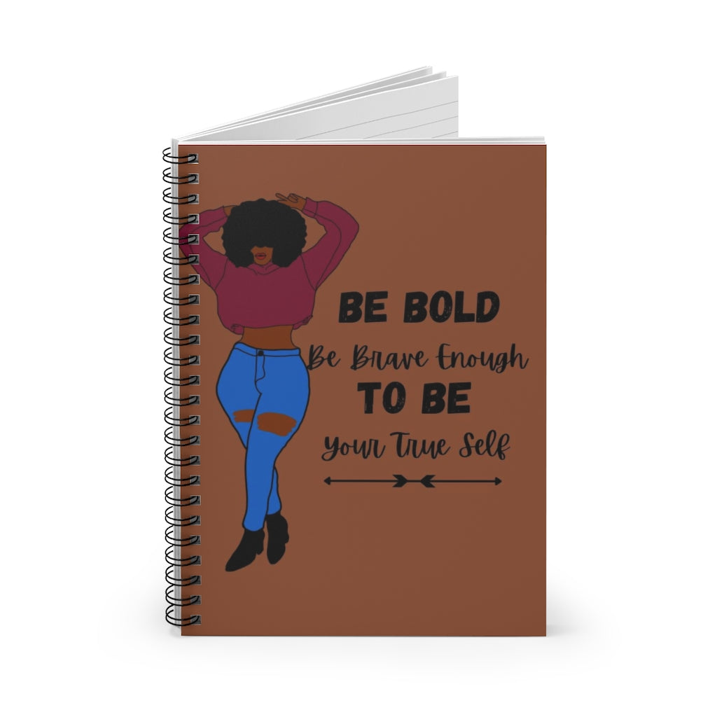 CHOCOLATE BE BOLD TO BE Set 2 Spiral Notebook - Ruled Line