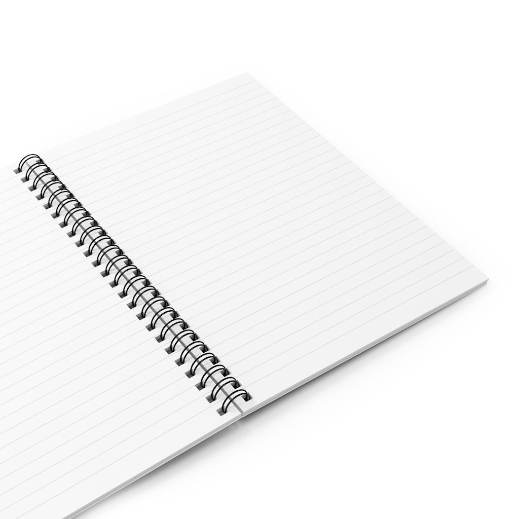 MY NATURAL FLY. WHITE BACKGROUND Spiral Notebook - Ruled Line