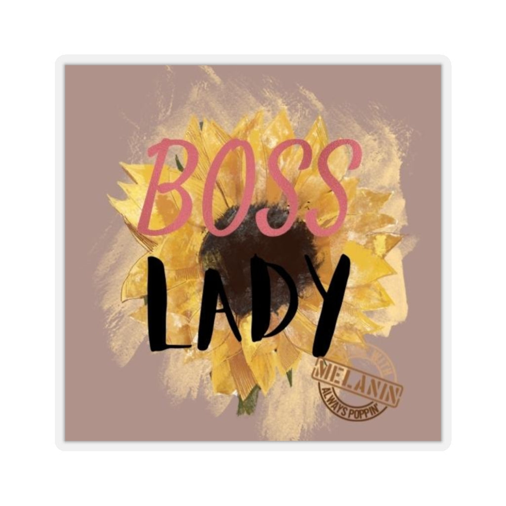 BOSS LADY Kiss-Cut Stickers