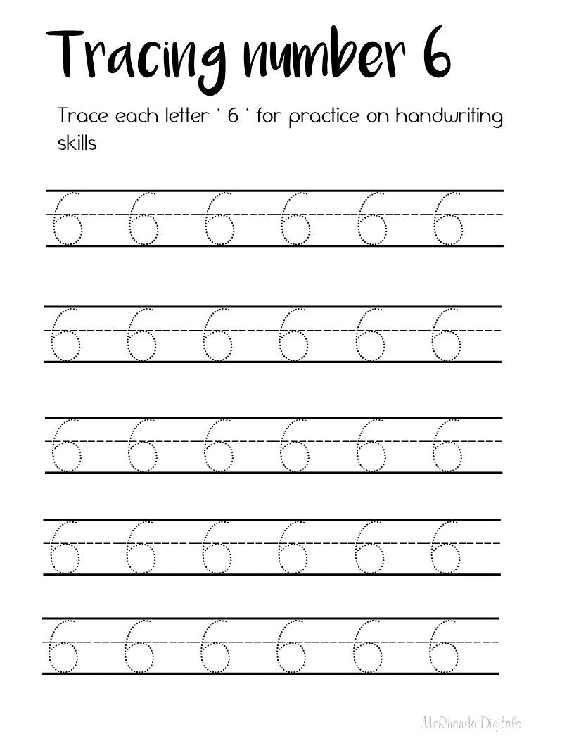 PRINTABLE 21 Number Tracing | 0-20 | Practice Print | HomeSchool | Curriculum | 8.5x11