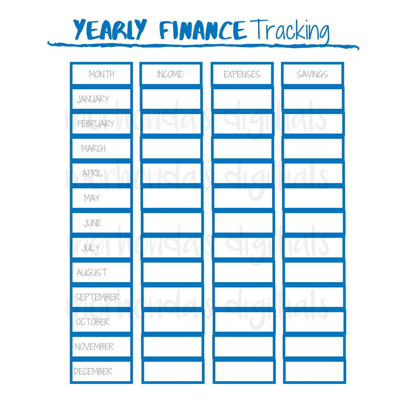 YEARLY Finance Tracking Worksheet | PRINTABLES | Grey | Mauve | Blue | Budget Tracker | Annual | 8.5x11 Pdf