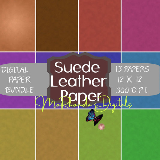 Suede/Leather digital papers, backgrounds, scrapbook paper printables. Instant Download for Personal and Commercial Use.